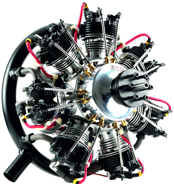 Motor UMS Radial-7-160cc gas